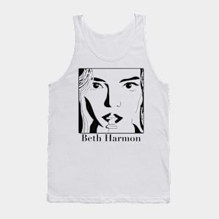 Beth Harmon / Queens Gambit artwork design Tank Top